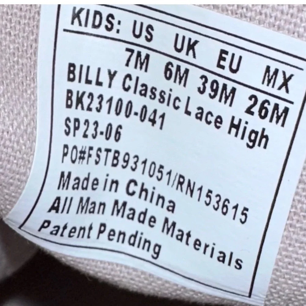 BILLY Footwear Kids' Classic Lace High Top Adaptive Zip-Around Rainbow Glitter‎